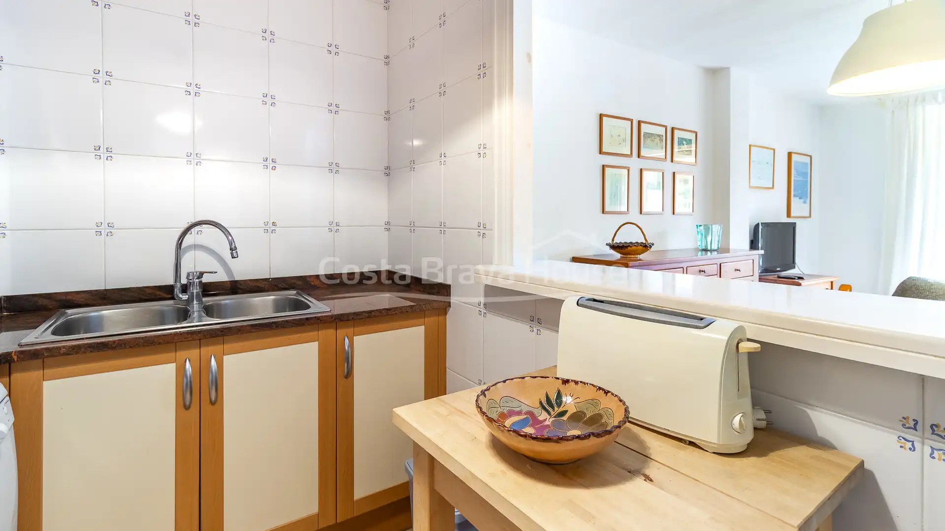 Cocina de Apartamento en venta en Pals con Terraza, Piscina y Horno