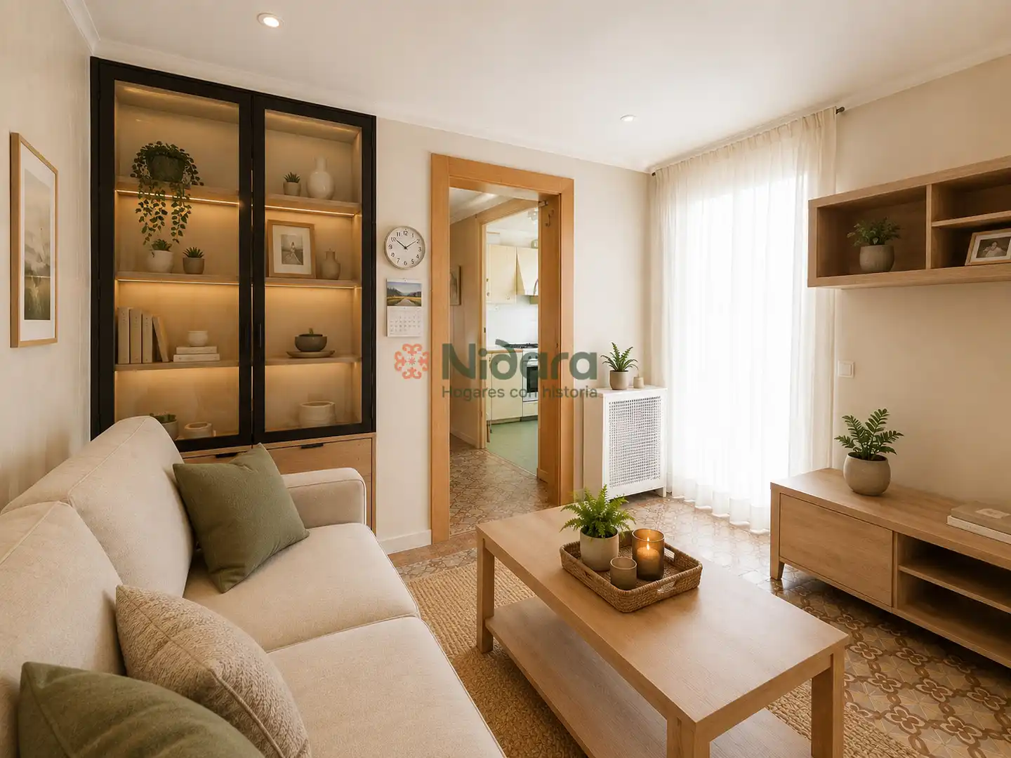 Living room of Attic for sale in Barcelona  with Air Conditioner, Heating and Furnished