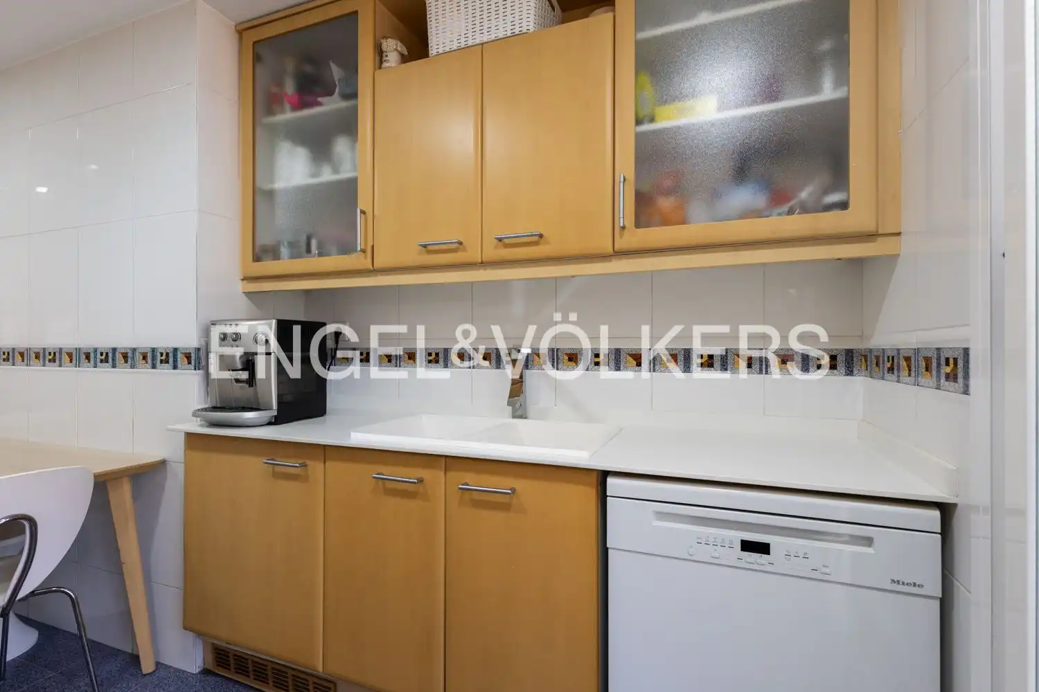 Cocina de Piso de alquiler en Valencia con Aire acondicionado, Calefacción y Parquet
