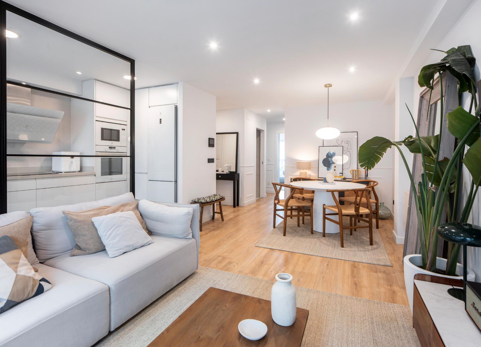 Living room of Attic for sale in A Coruña Capital   with Heating, Parquet flooring and Storage room