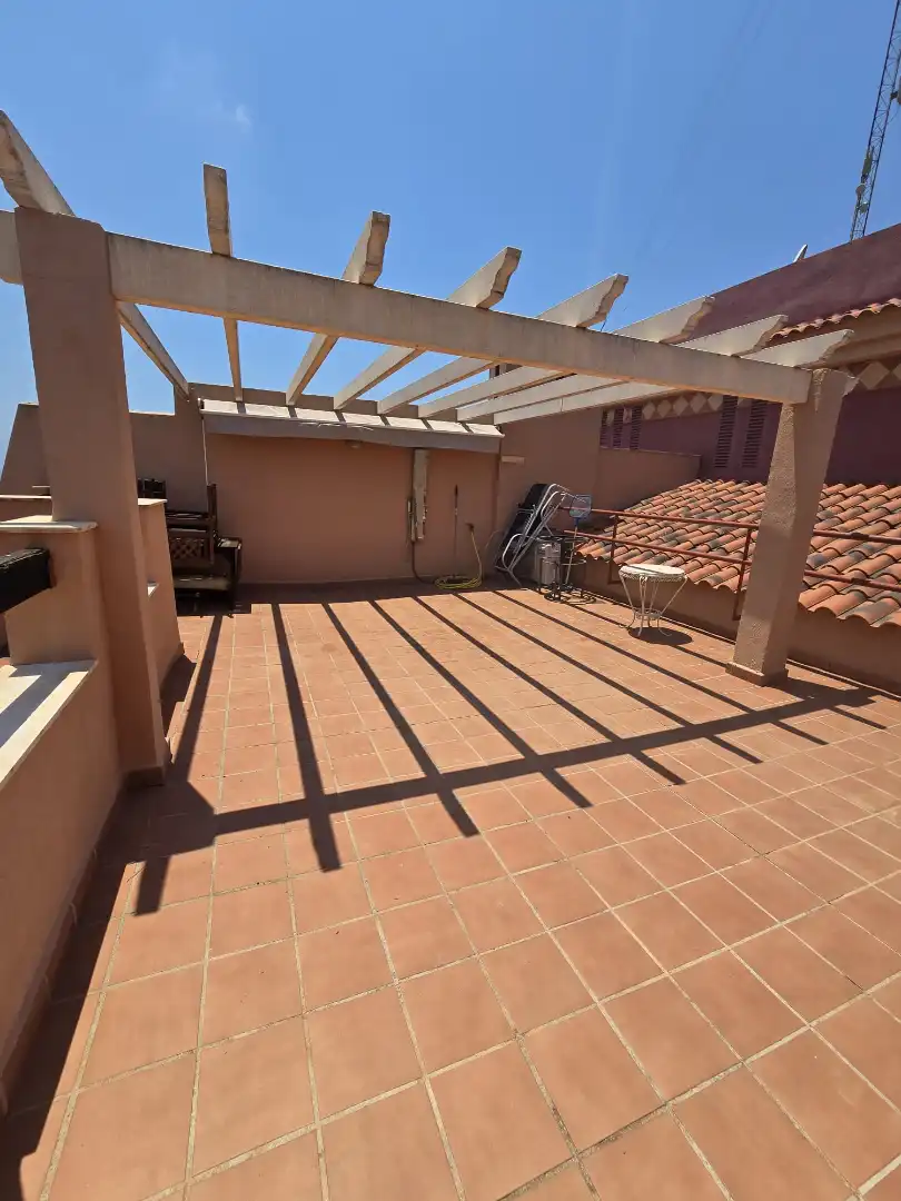 Terrasse von Dachboden zur Miete in Marbella mit Möbliert