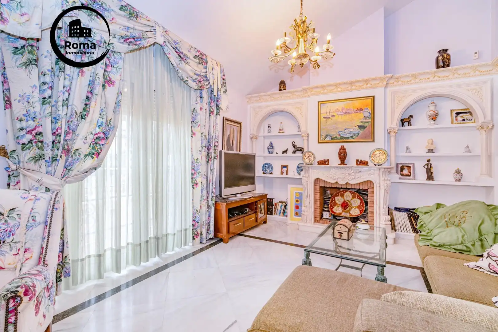 Sala de estar de Casa o chalet en venta en La Zubia con Calefacción, Jardín privado y Terraza