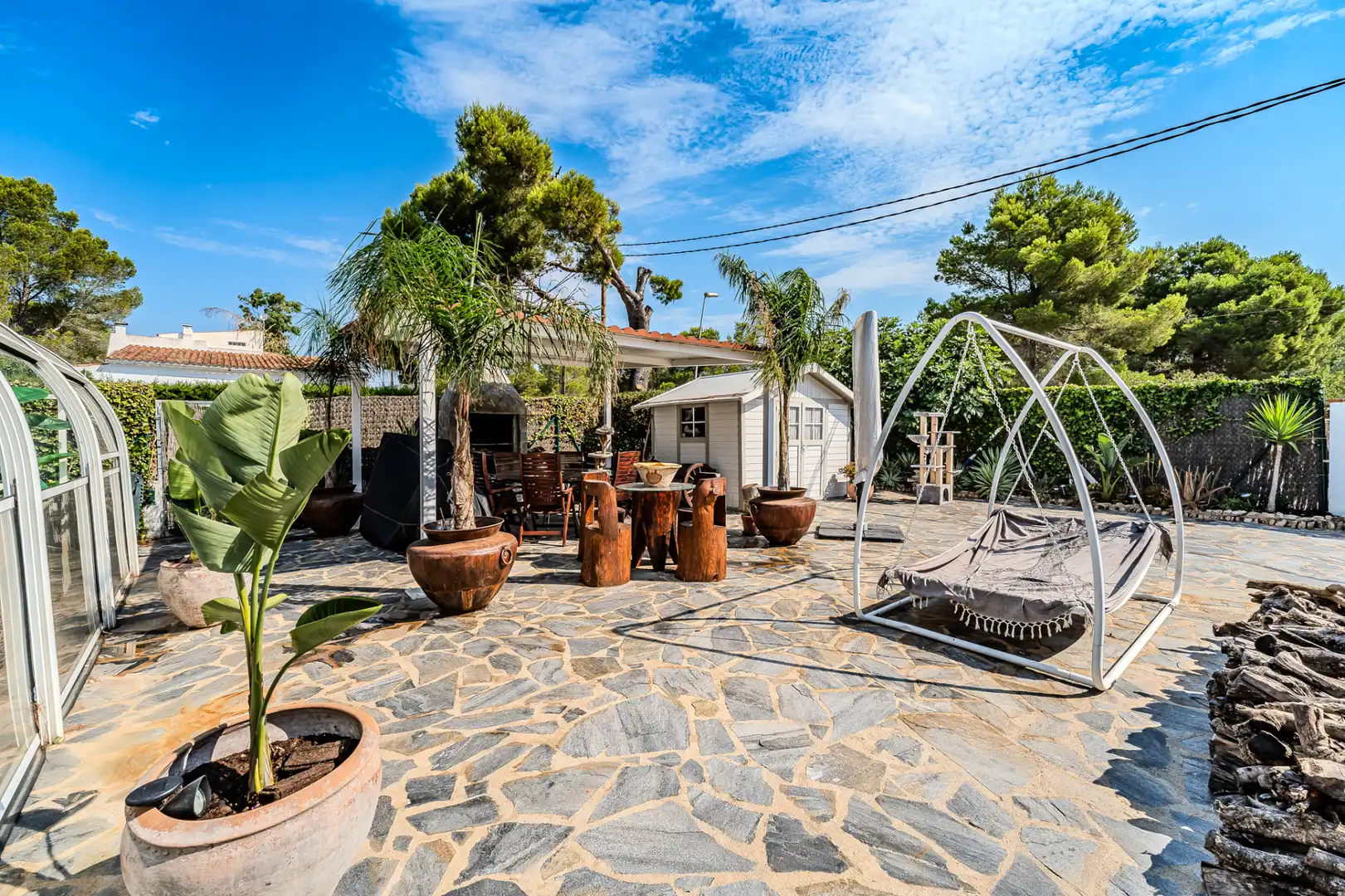 Terrassa de Casa o xalet en venda en L'Ametlla de Mar  amb Aire condicionat, Calefacció i Jardí privat