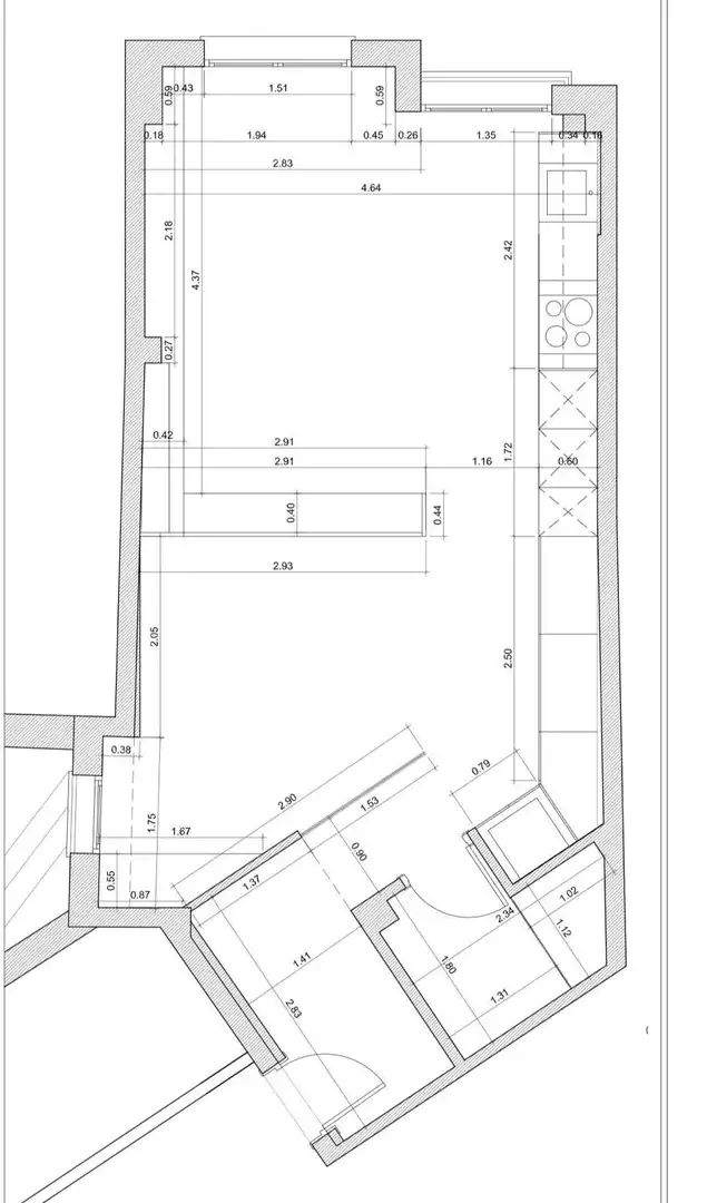 Estudio de alquiler en Madrid con Aire acondicionado y Calefacción