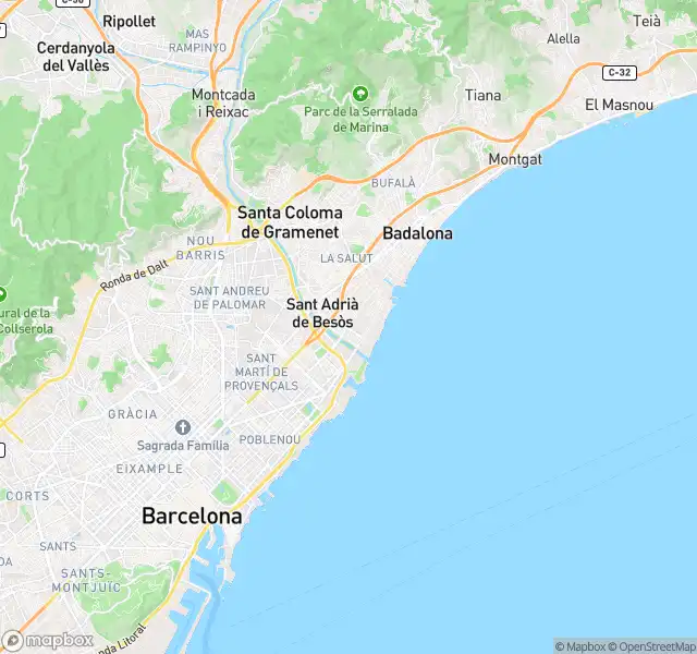 Exterior view of Residential for sale in Badalona