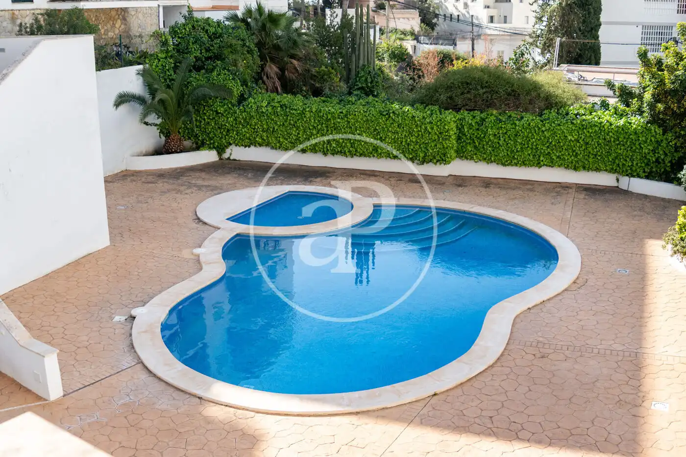 Swimming pool of Flat for rent in  Palma de Mallorca  with Air Conditioner, Heating and Private garden