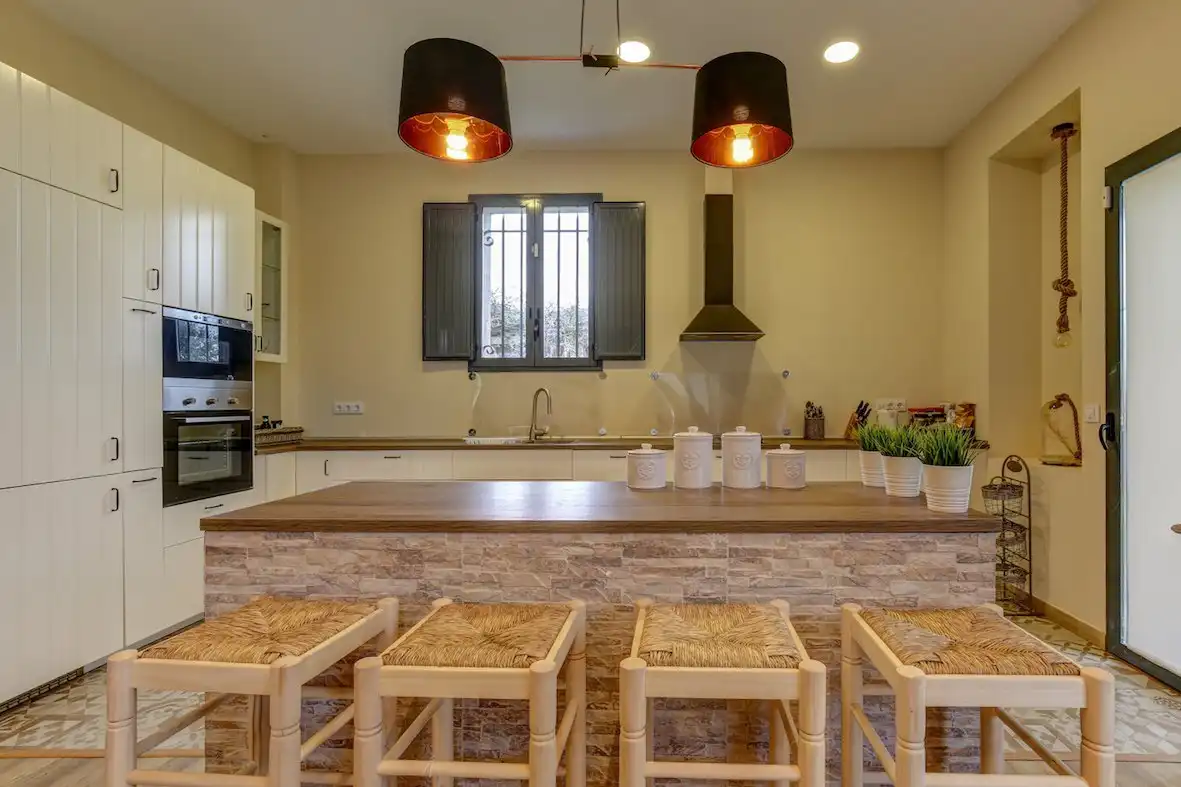Küche von Country house zum Verkauf in Llinars del Vallès mit Klimaanlage, Heizung und Abstellraum