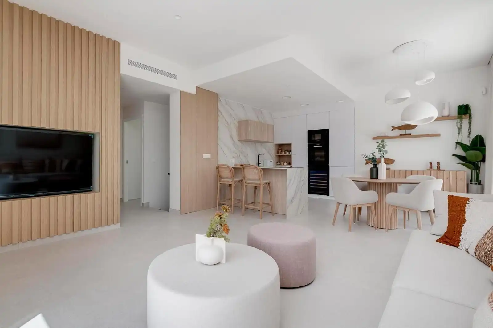 Sala de estar de Casa o chalet en venta en Rojales con Jardín privado, Terraza y Piscina