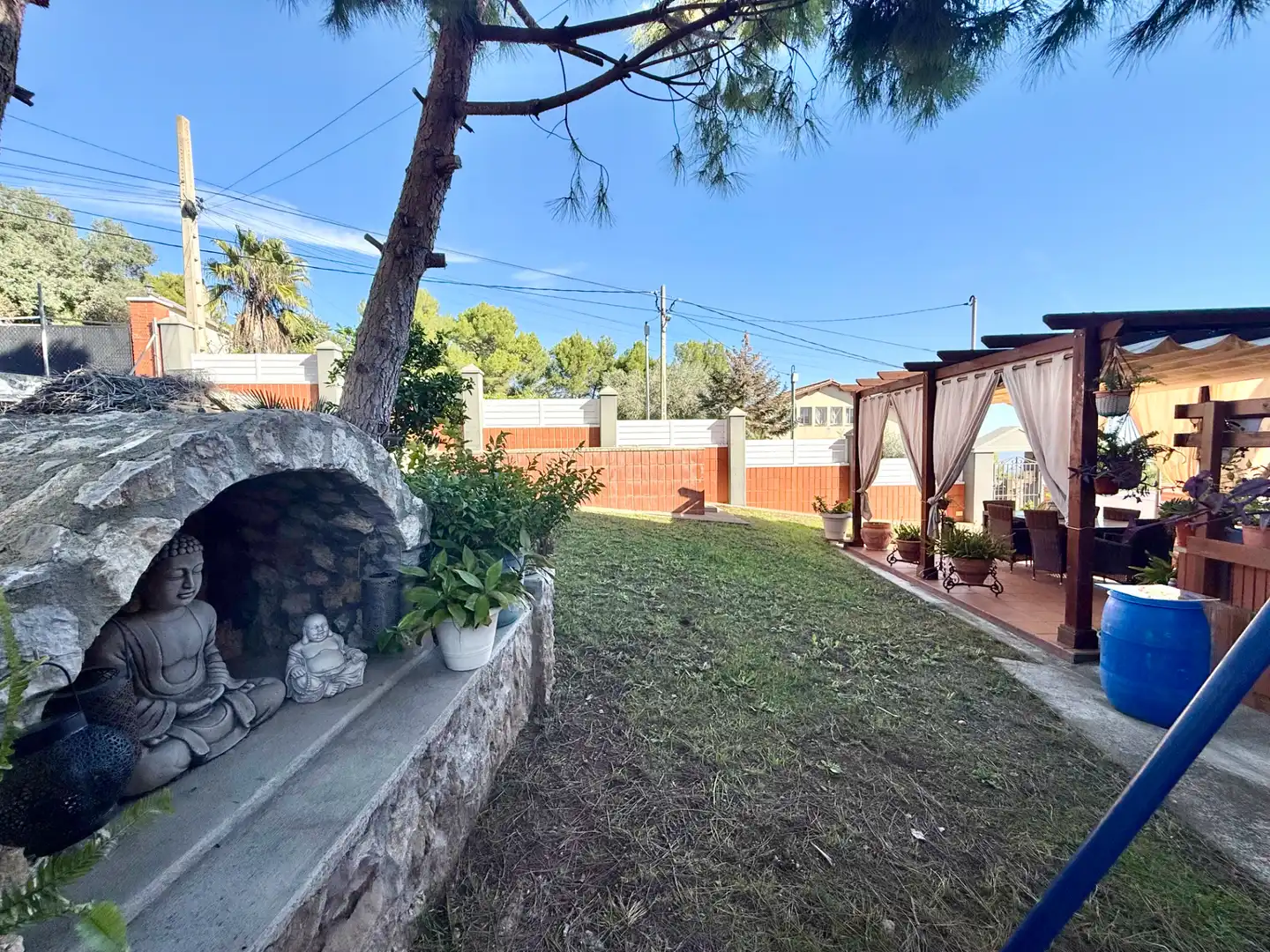 Jardín de Casa o chalet en venta en Vallirana con Jardín privado, Terraza y Horno