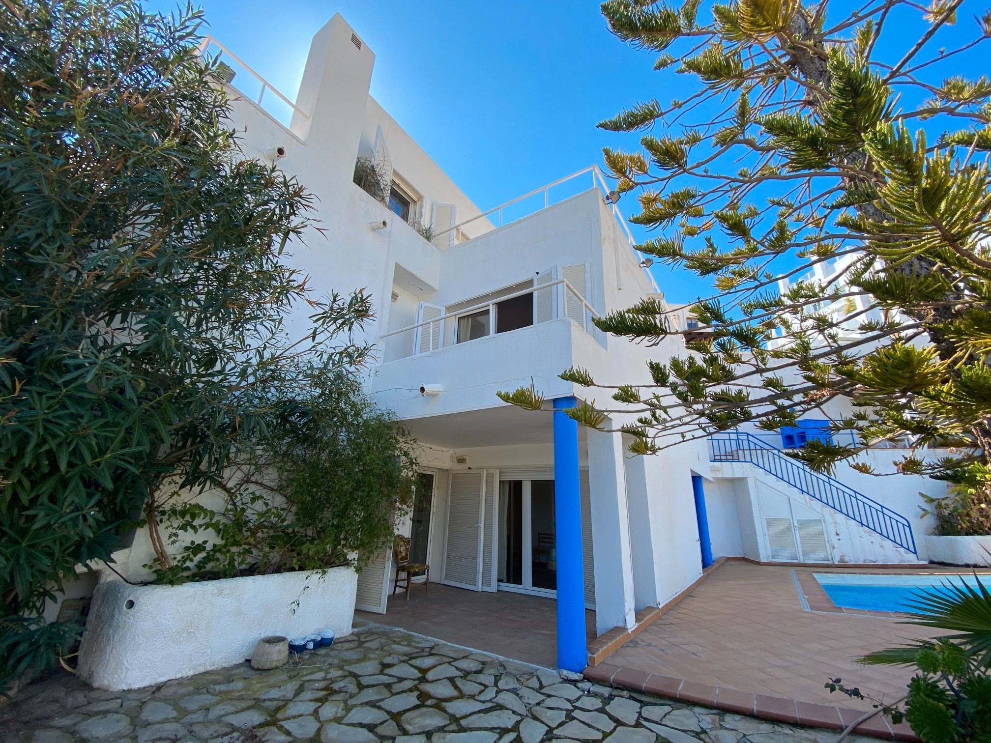 Exterior view of House or chalet for sale in Mojácar  with Air Conditioner, Heating and Private garden