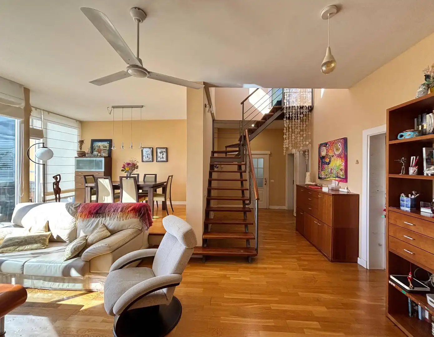 Sala de estar de Ático en venta en Güímar con Parquet, Terraza y Balcón