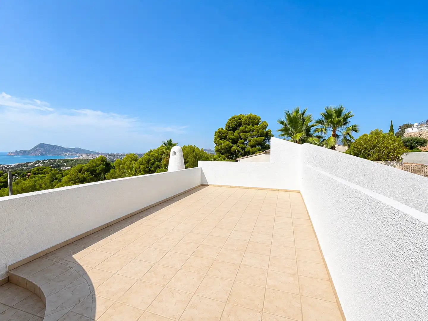 Terraza de Casa o chalet en venta en Altea con Aire acondicionado, Calefacción y Jardín privado