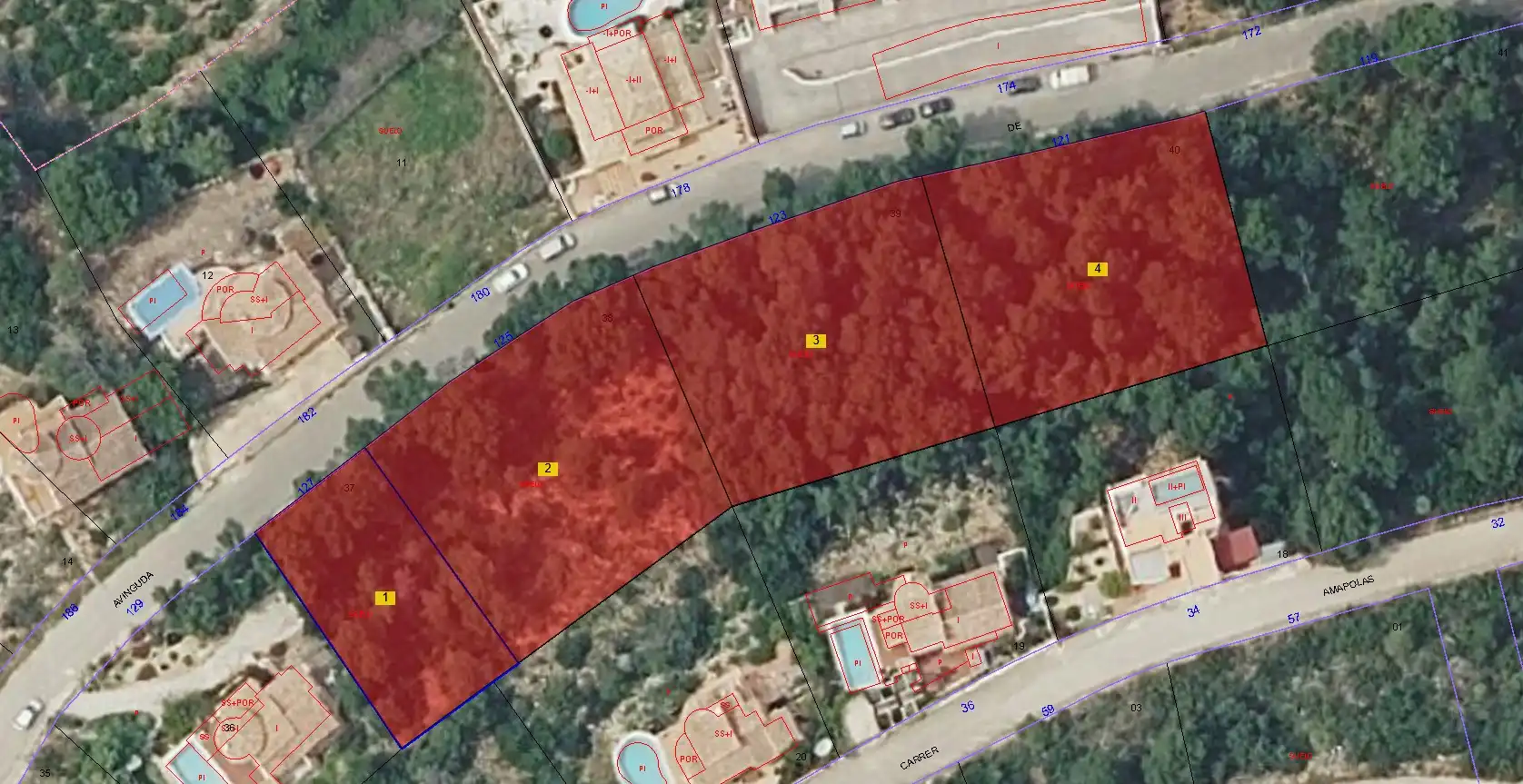 Terreny residencial en venda a Urbanización Montepego 442