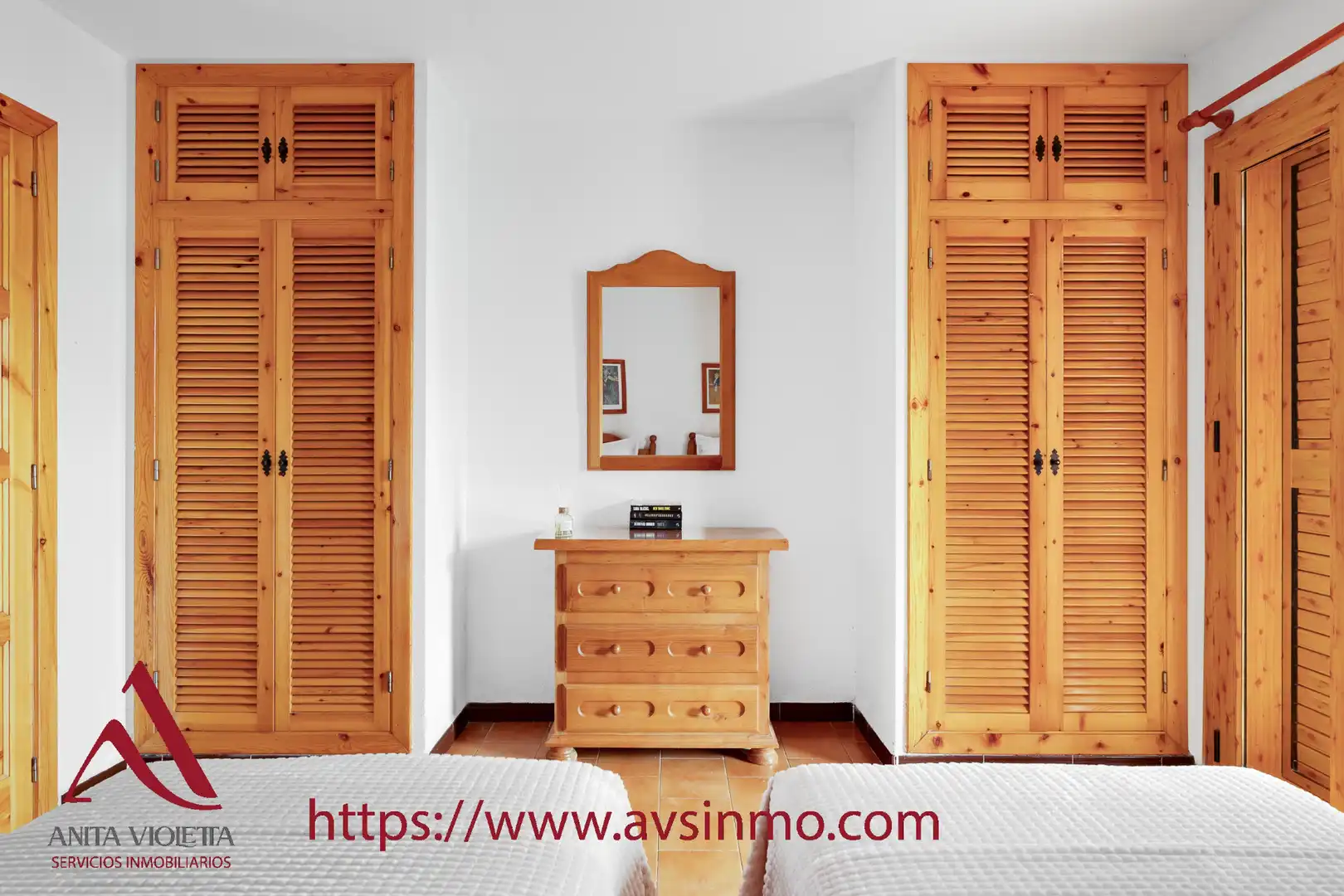 Bedroom of Detached homes for rent in Santa Pola  with Air Conditioner, Terrace and Furnished