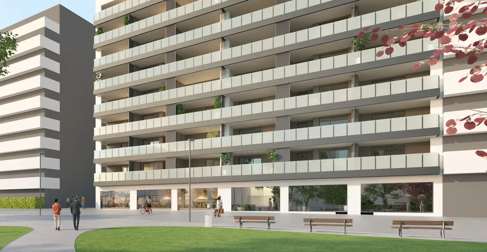 Exterior view of Commercial properties for sale in Burlada / Burlata