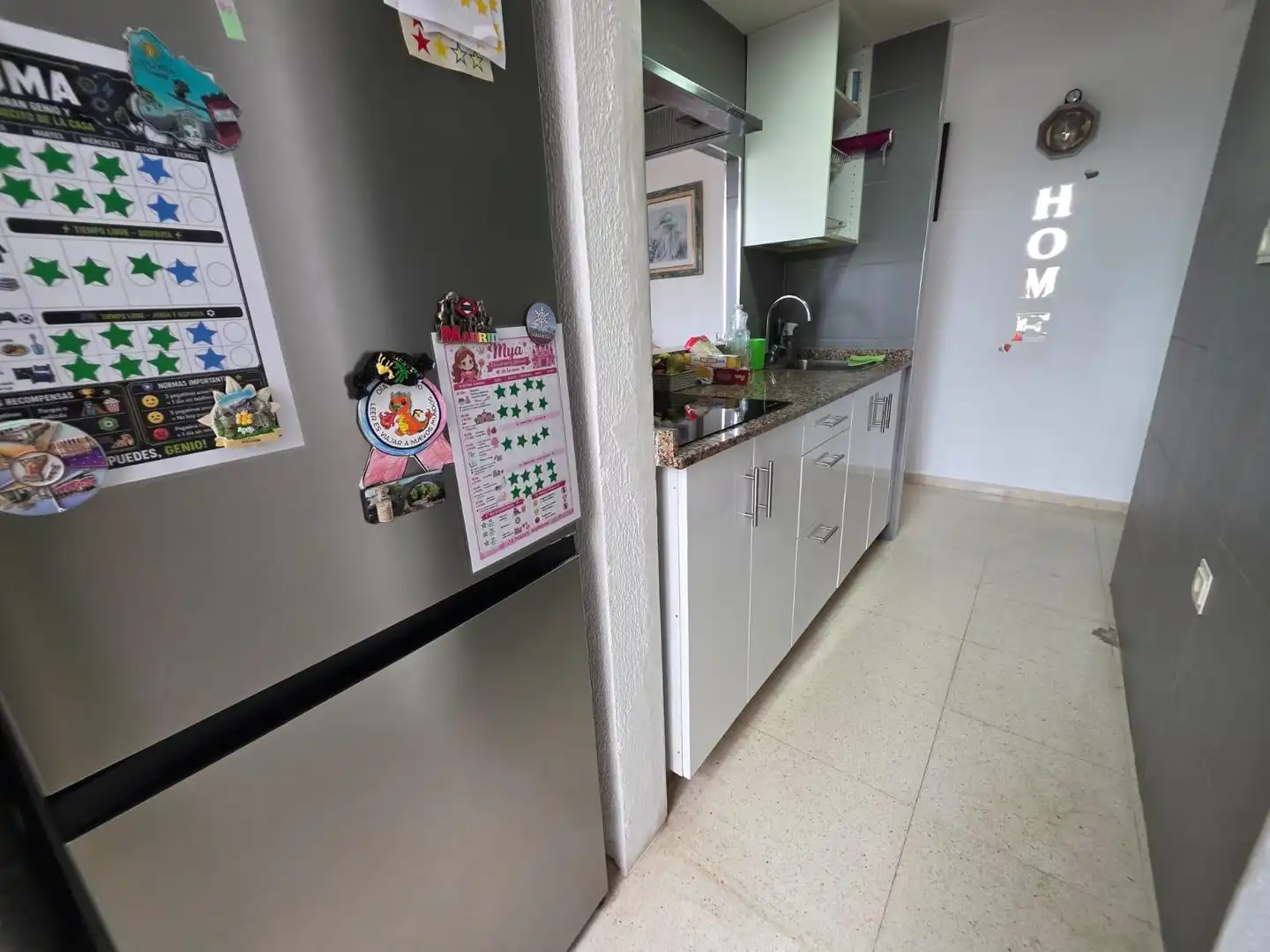 Cocina de Piso en venta en Benidorm con Jardín privado, Amueblado y Piscina comunitaria