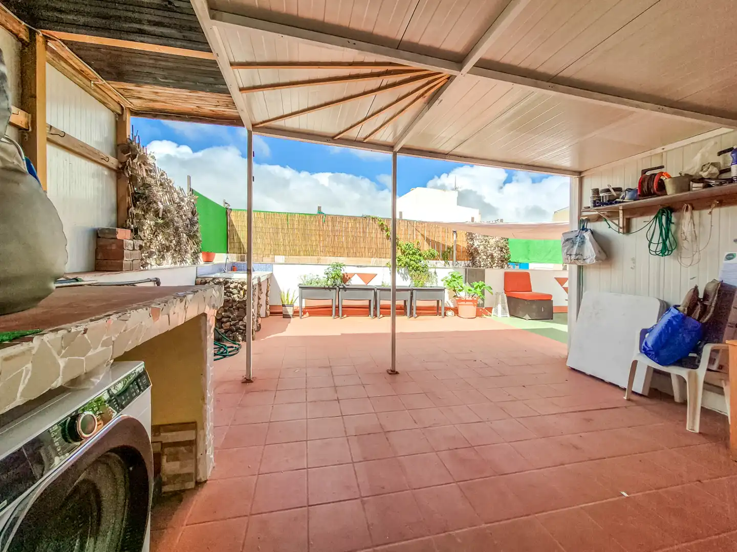 Terraza de Casa adosada en venta en Las Palmas de Gran Canaria con Terraza, Trastero y Amueblado