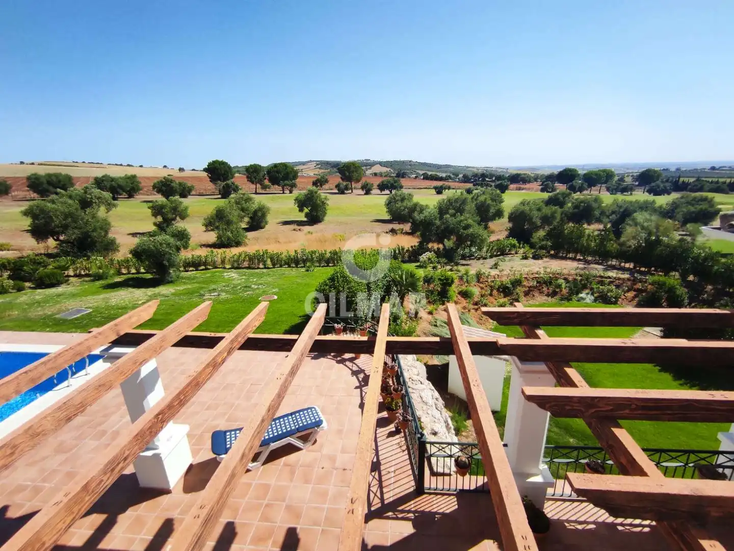 Jardín de Casa o chalet en venta en Arcos de la Frontera con Calefacción, Jardín privado y Piscina