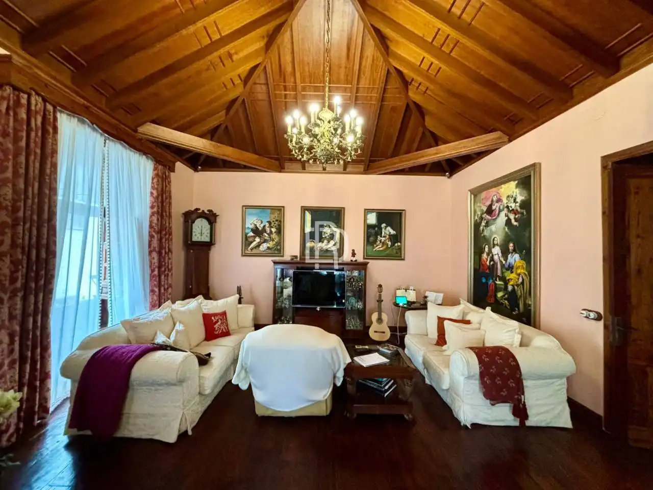 Sala de estar de Casa o chalet en venta en Puerto de la Cruz con Aire acondicionado, Calefacción y Jardín privado