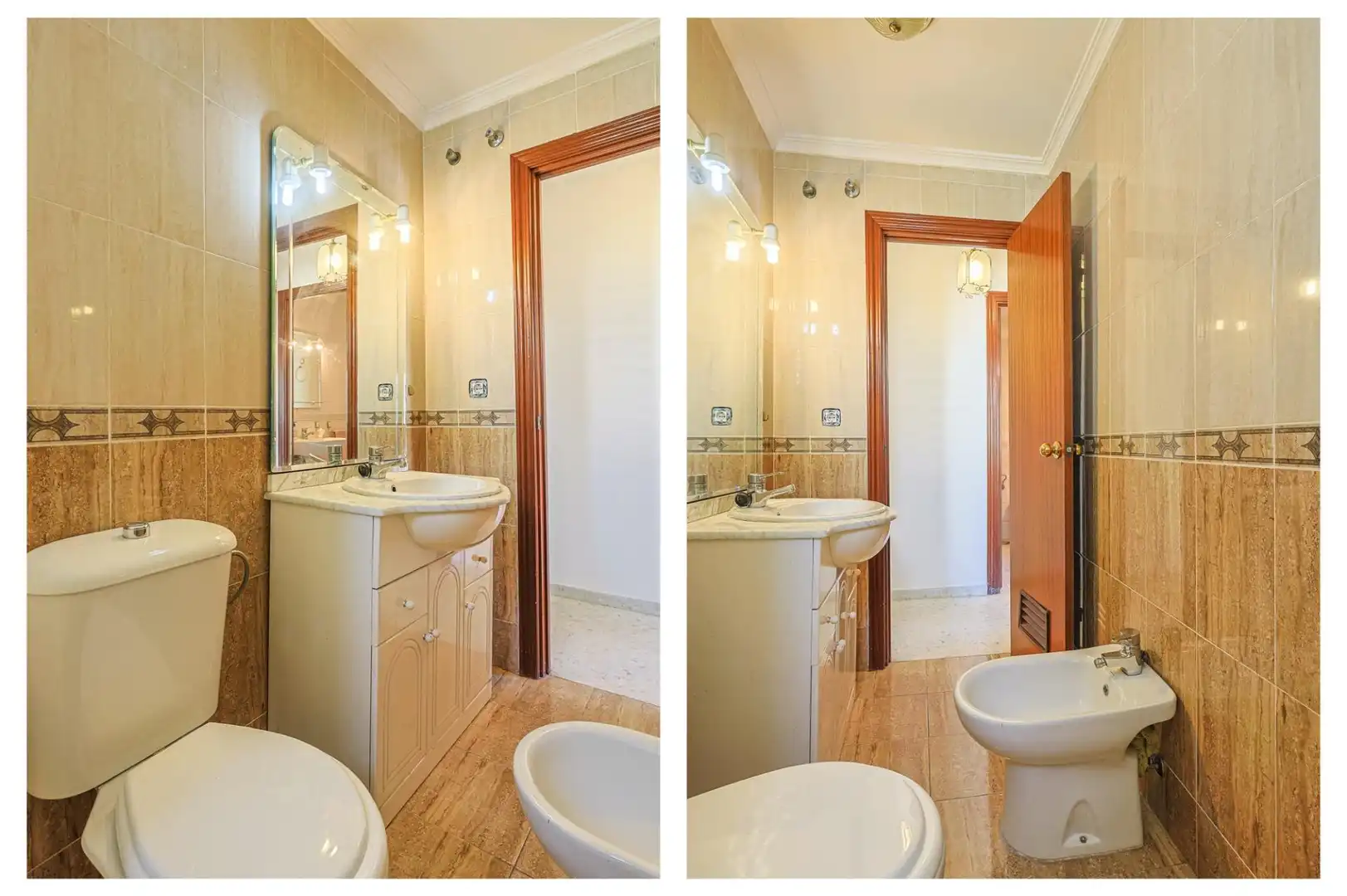 Bathroom of Flat for sale in Sevilla  with Air Conditioner and Furnished