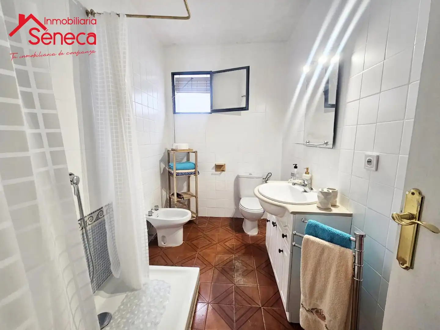 Baño de Piso de alquiler en Córdoba con Terraza y Amueblado