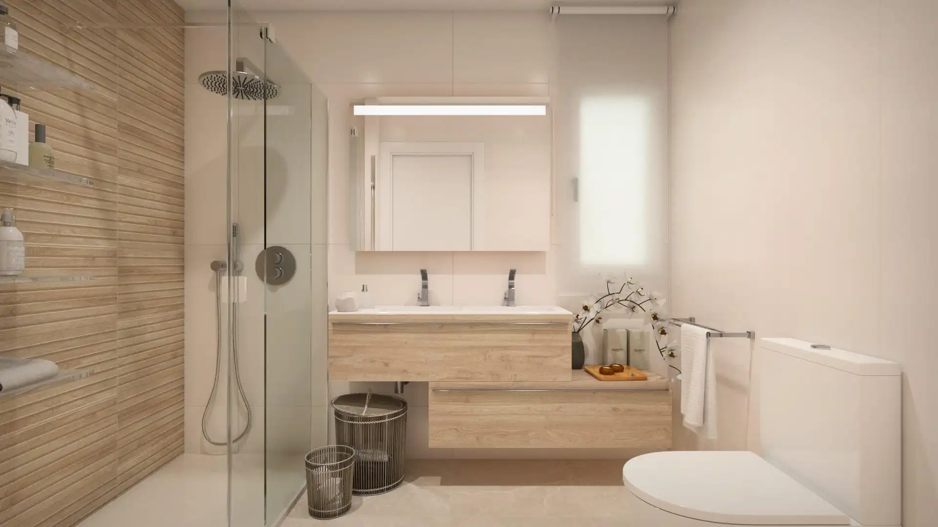 Bathroom of Apartments for sale in San Javier  with Air Conditioner, Heating and Private garden