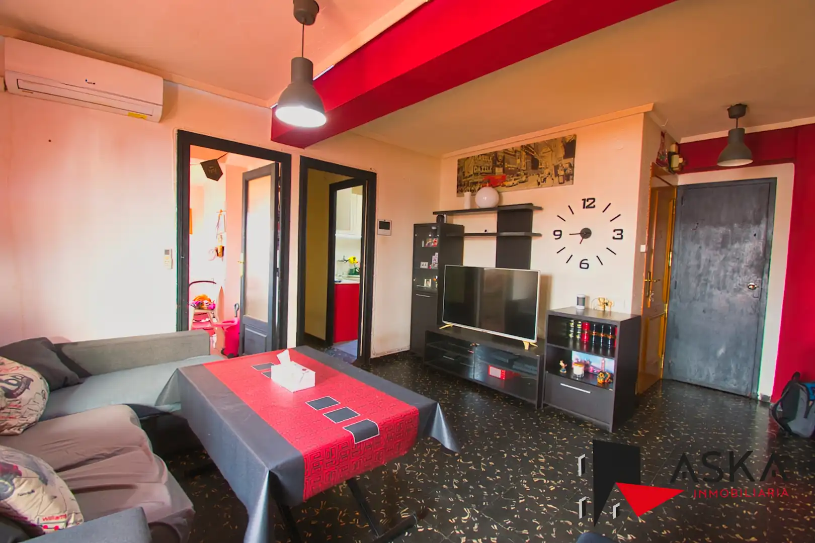 Sala de estar de Ático en venta en Valencia con Aire acondicionado, Terraza y Amueblado
