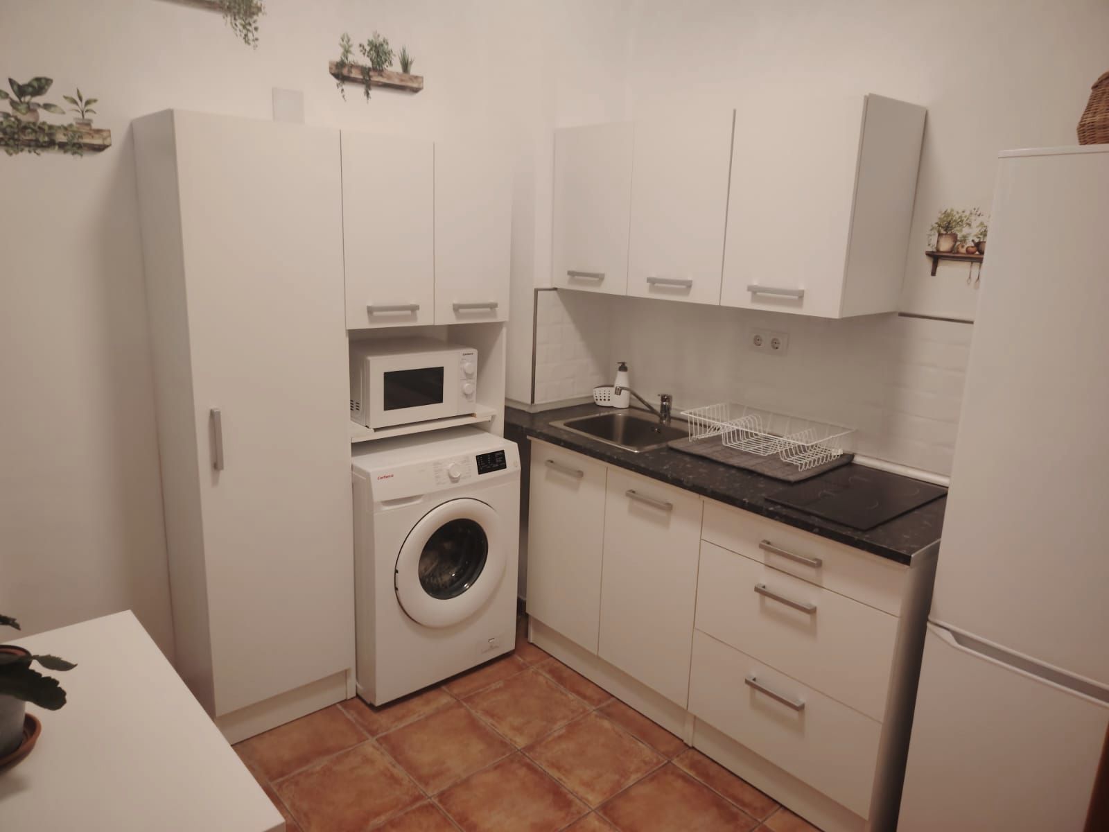 Cocina de Apartamento de alquiler en Las Palmas de Gran Canaria con Terraza, Amueblado y Lavadora