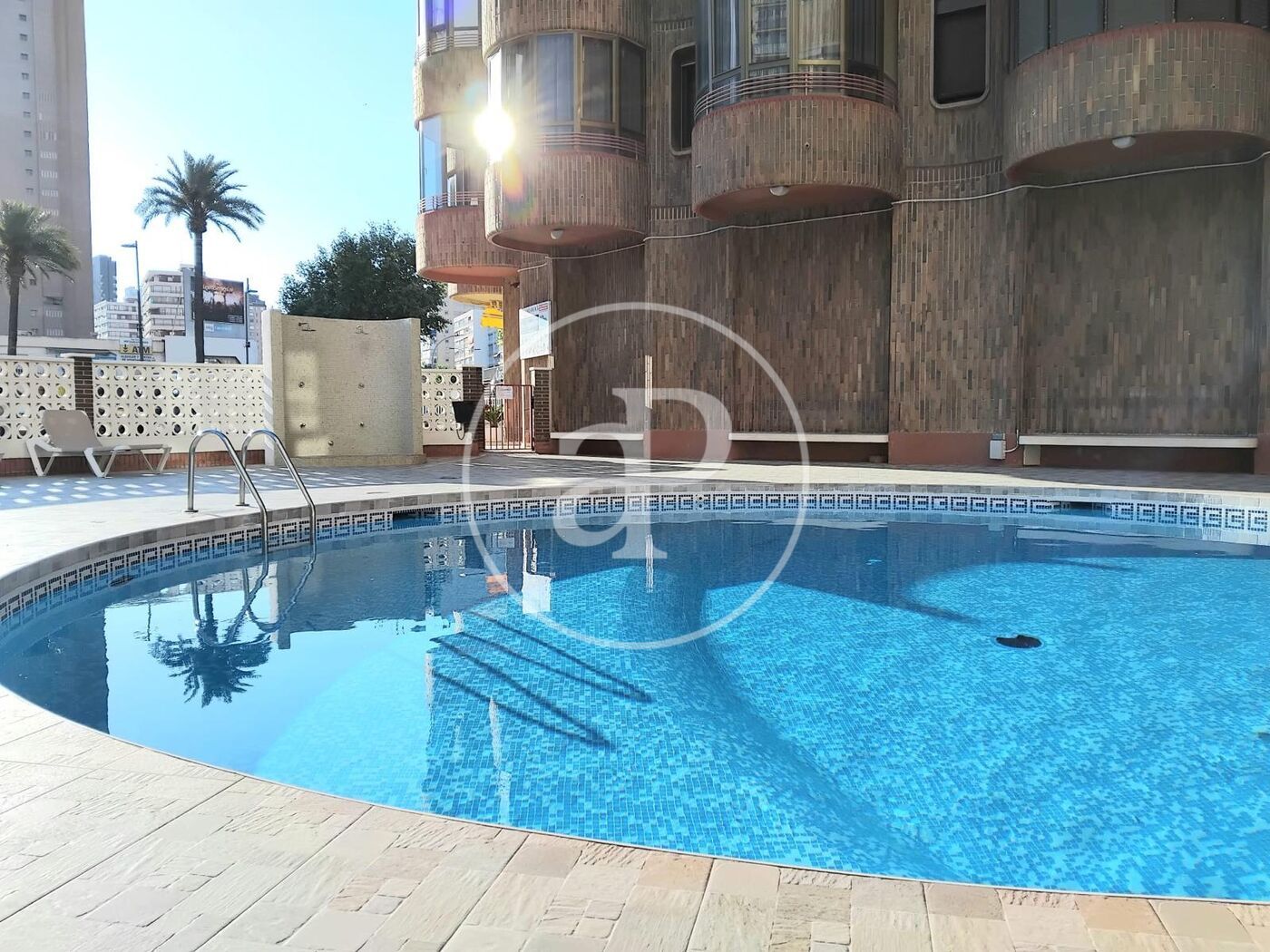 Swimming pool of Flat for sale in Benidorm  with Air Conditioner, Heating and Private garden
