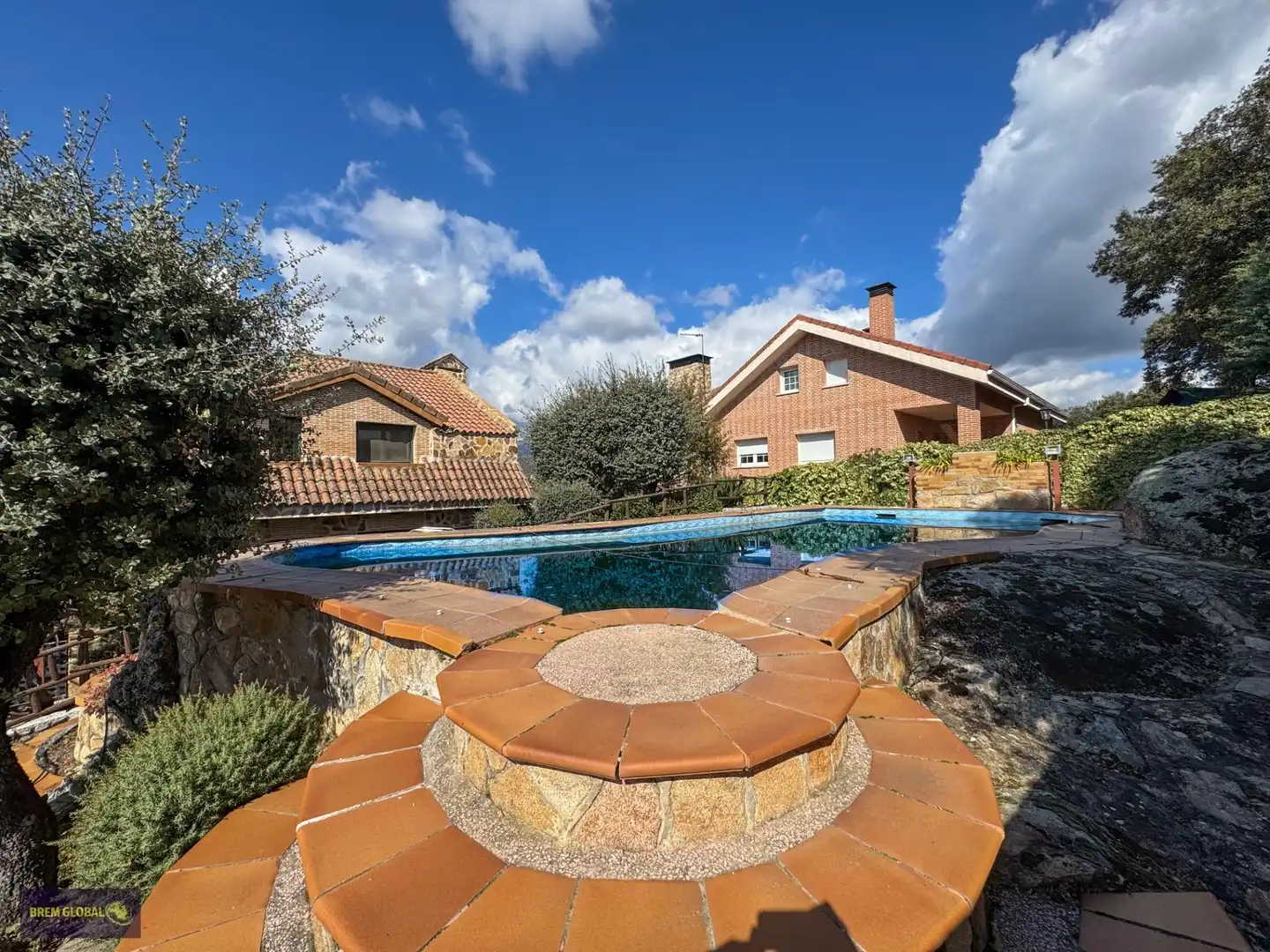 Swimming pool of Houses for sale in Navalafuente  with Heating, Private garden and Storage room