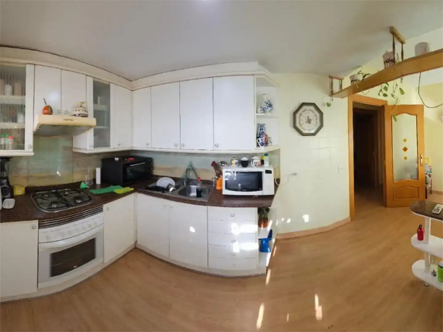 Küche von Wohnung zum Verkauf in  Valencia Capital mit Klimaanlage und Balkon