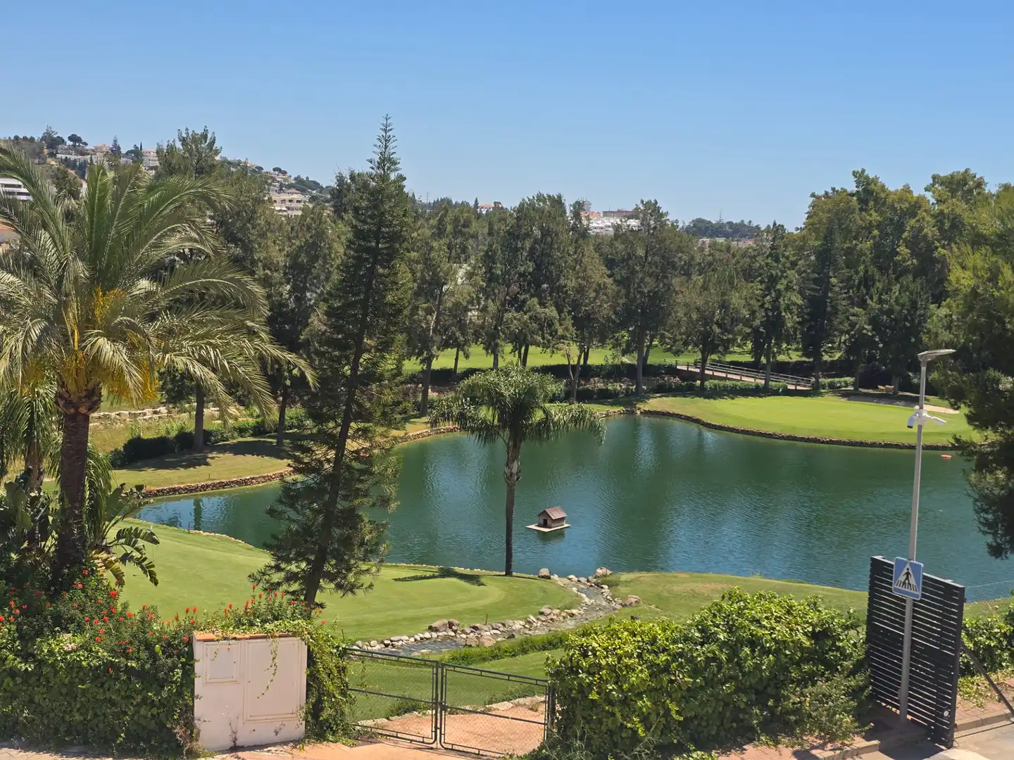 Garden of Flat for sale in Mijas  with Air Conditioner, Heating and Terrace
