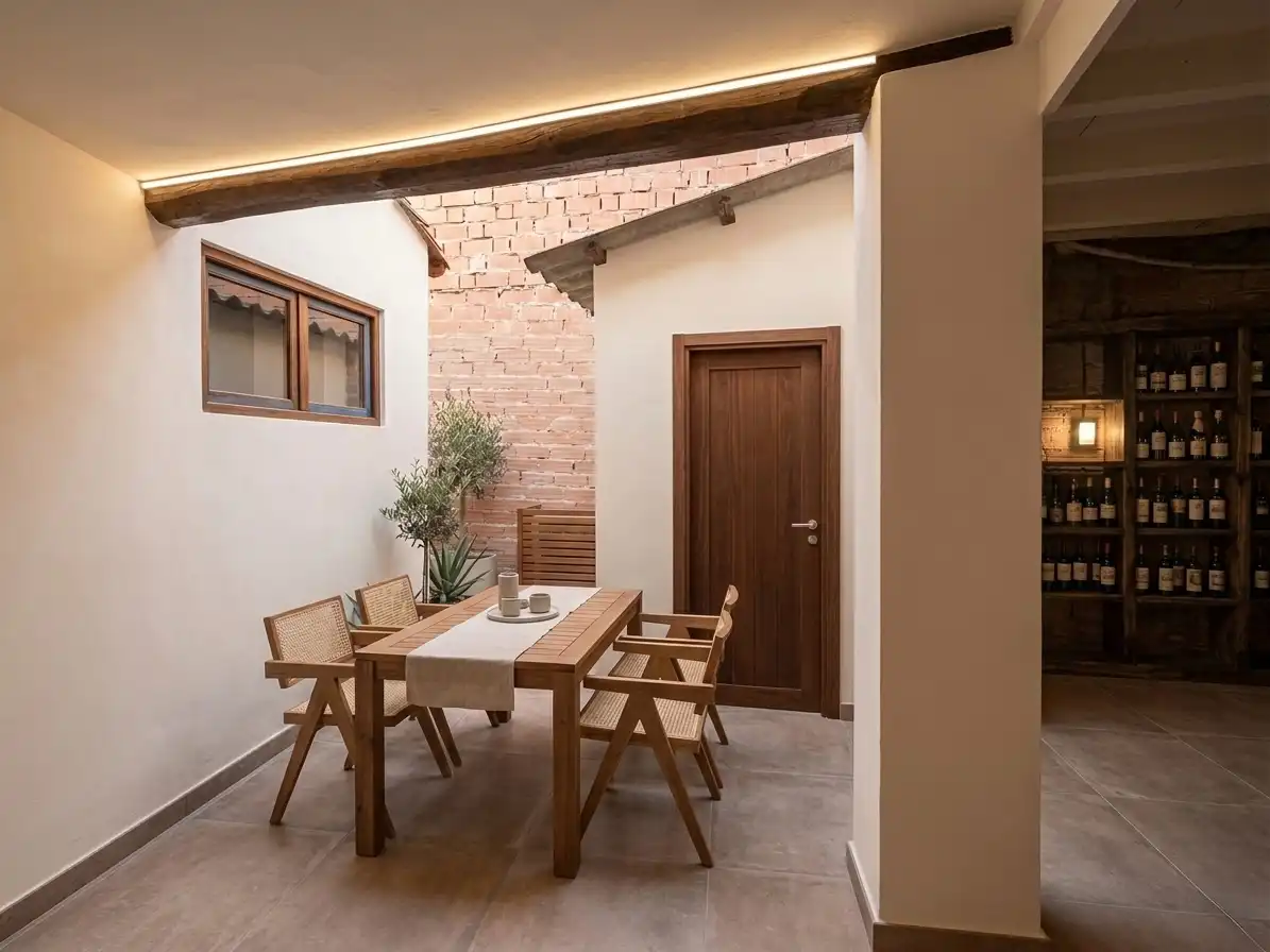 Terraza de Casa o chalet en venta en Sahagún con Calefacción, Jardín privado y Amueblado