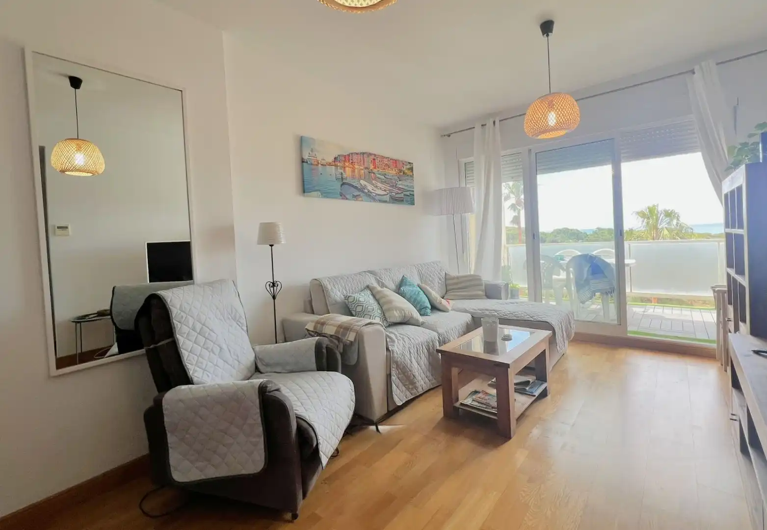 Sala de estar de Apartamento en venta en Isla Cristina con Aire acondicionado, Calefacción y Terraza