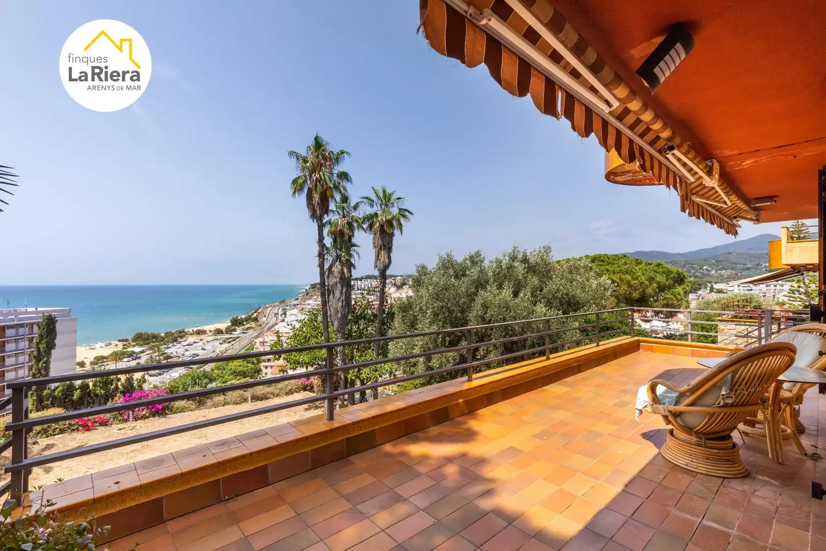 Terraza de Casa o chalet en venta en Arenys de Mar con Aire acondicionado, Calefacción y Jardín privado