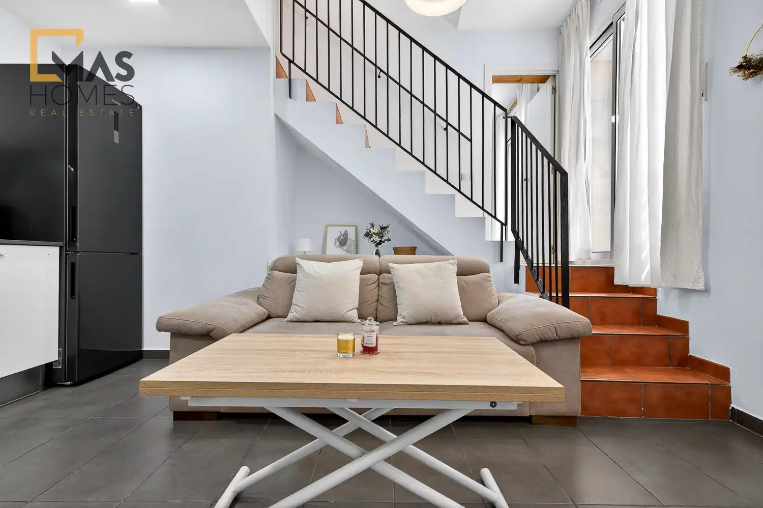 Sala de estar de Piso en venta en Martorell con Terraza
