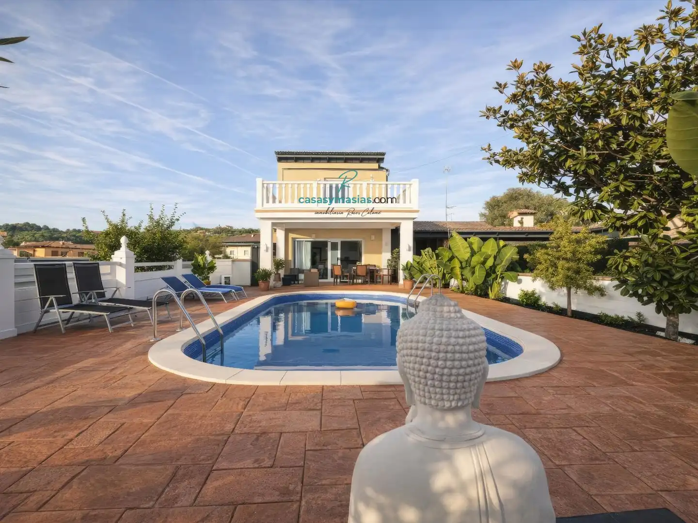Jardín de Casa o chalet en venta en Cunit con Aire acondicionado, Calefacción y Piscina
