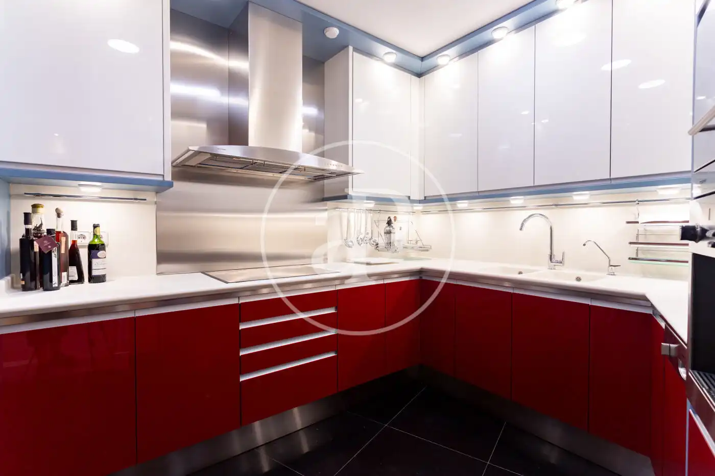 Cocina de Piso de alquiler en Barcelona con Aire acondicionado, Calefacción y Amueblado
