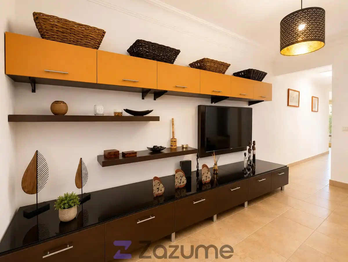 Living room of Flat for rent in Puerto de la Cruz  with Air Conditioner, Private garden and Terrace