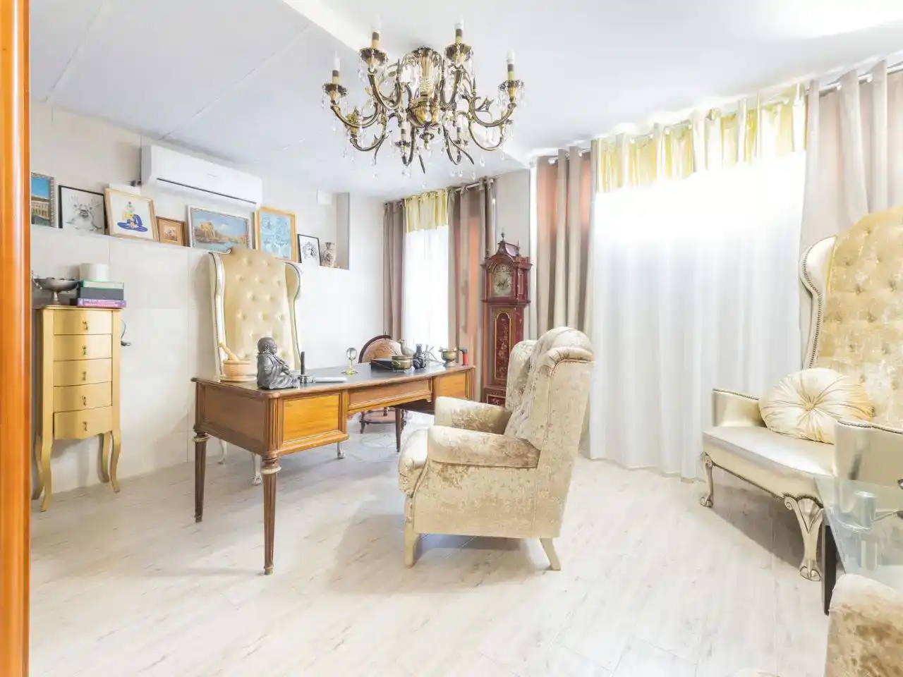 Sala d'estar de Casa o xalet en venda en Altea amb Aire condicionat, Piscina i Balcó