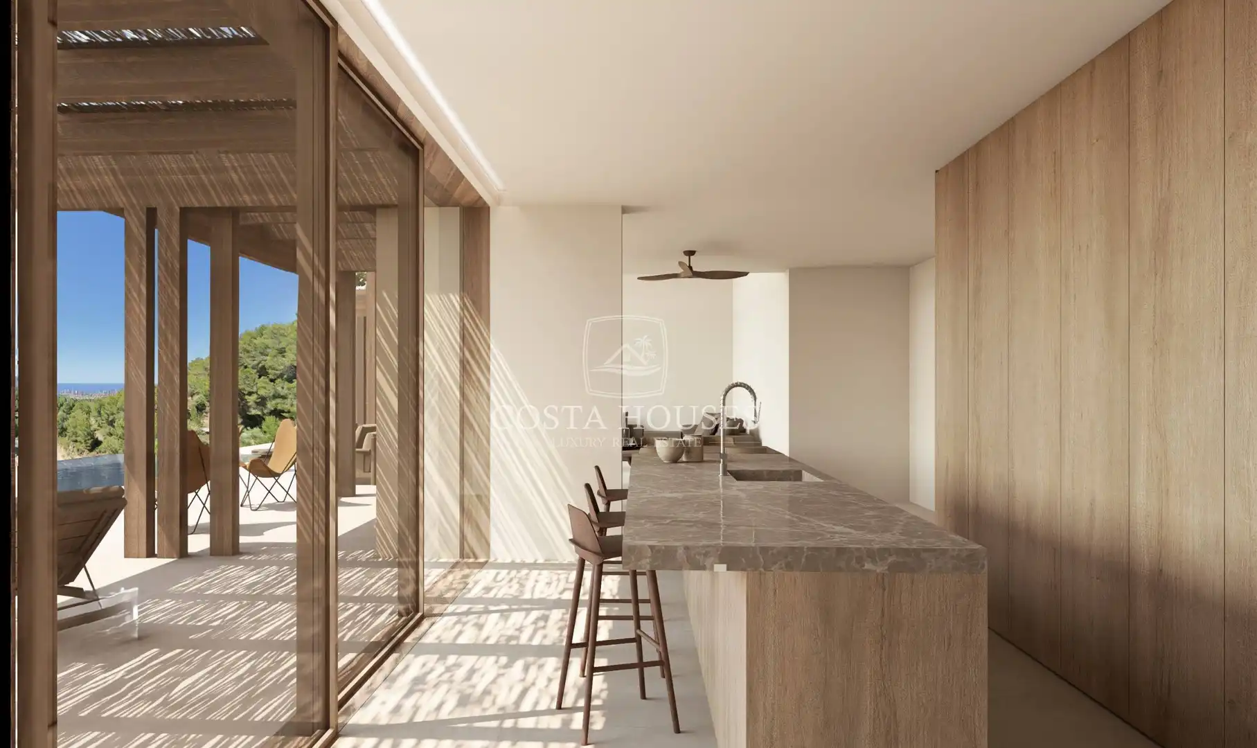 Detached house with terrace for sale in La Fustera, imagen 5
