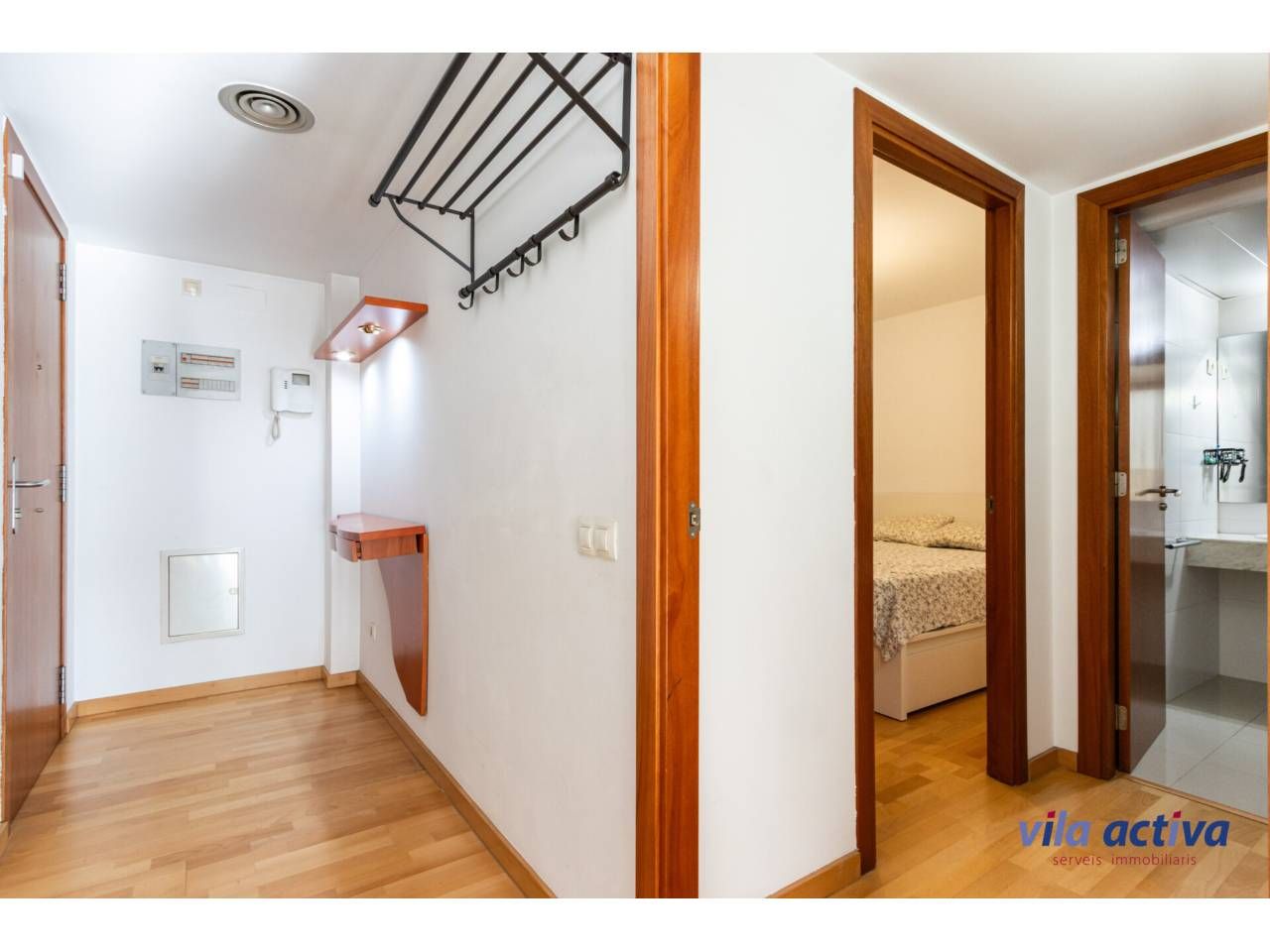 Bedroom of Flat for sale in Terrassa  with Air Conditioner, Parquet flooring and Balcony