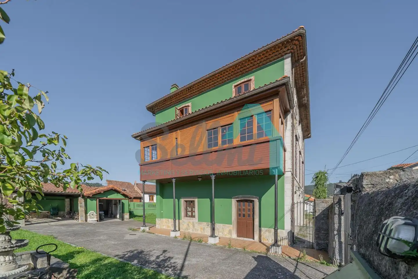 Exterior view of Houses for sale in Pravia  with Heating, Private garden and Parquet flooring