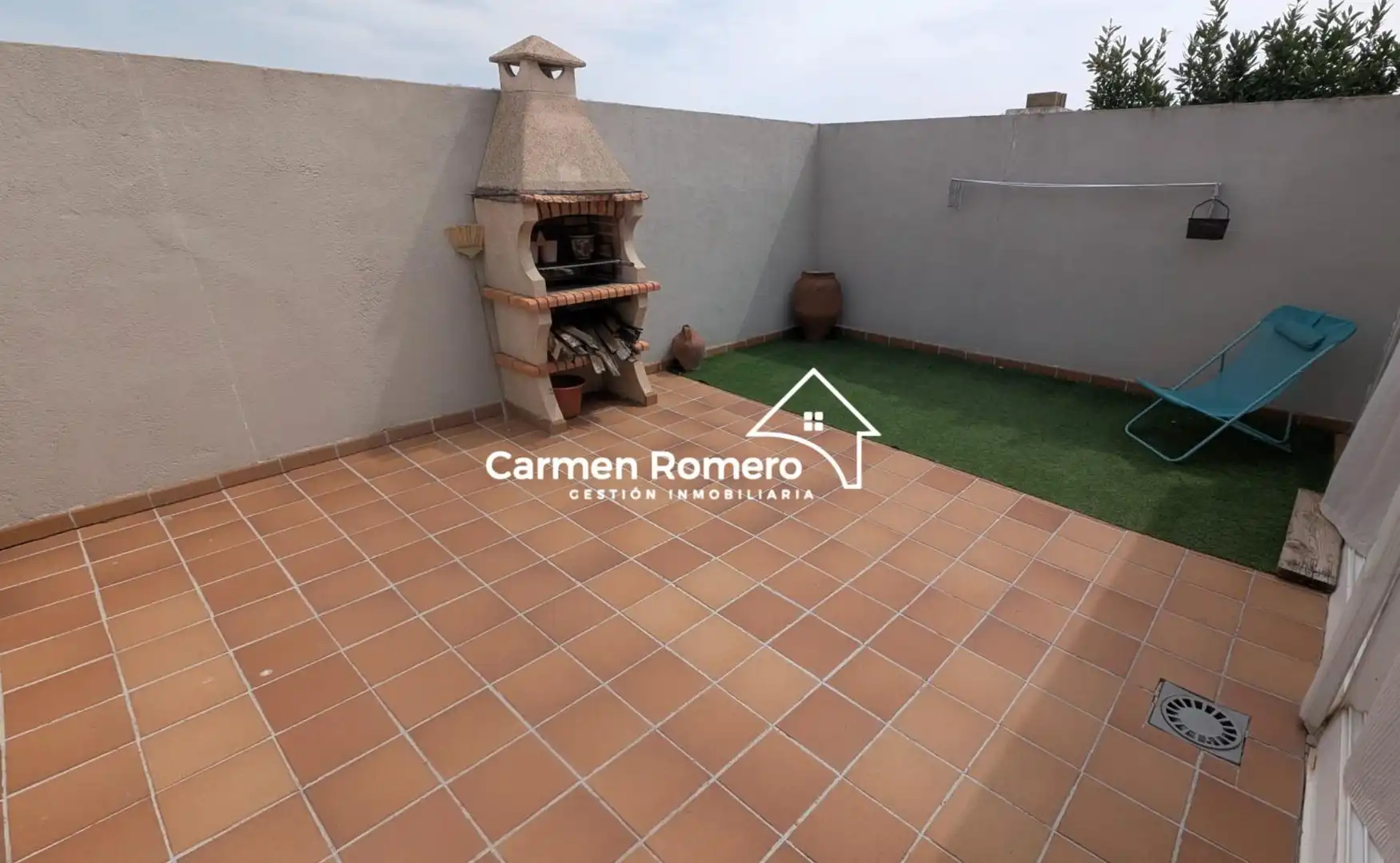 Terraza de Casa adosada en venta en Villoria con Calefacción, Jardín privado y Amueblado