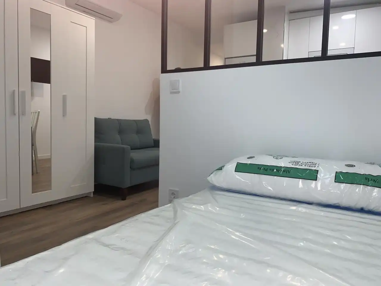 Bedroom of Study for rent in Madrid  with Air Conditioner, Terrace and Furnished