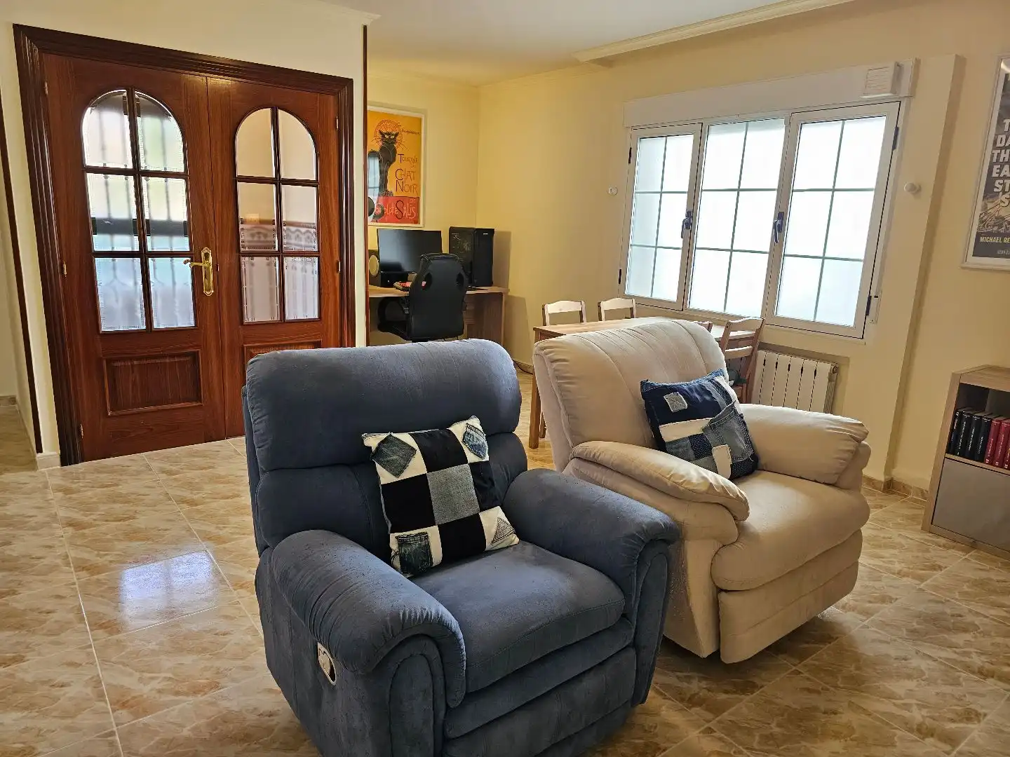 Living room of Houses for sale in Castrillo de la Guareña  with Air Conditioner, Heating and Storage room