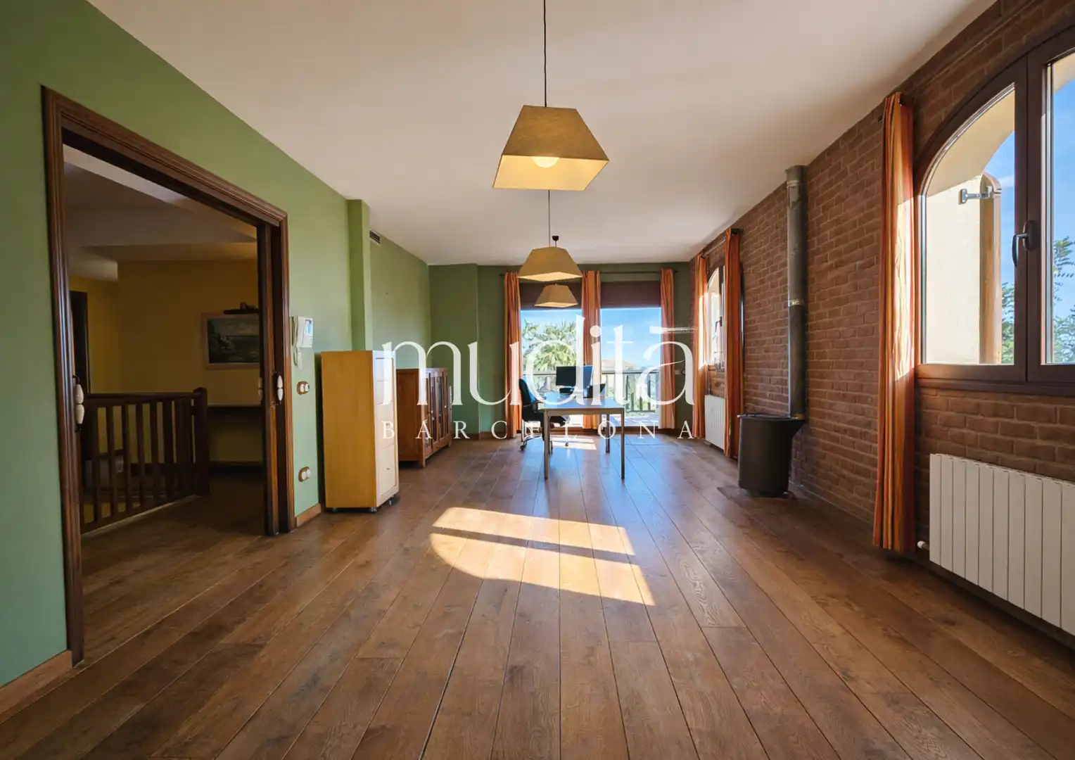 Living room of Houses for sale in Argentona  with Heating, Private garden and Terrace