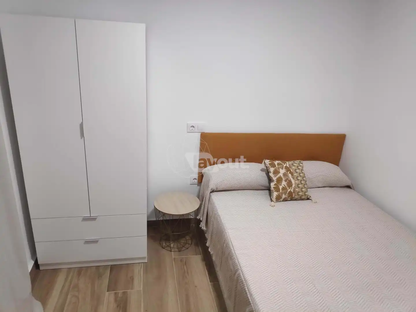 Schlafzimmer von Wohnung zur Miete in Plasencia mit Klimaanlage und Terrasse