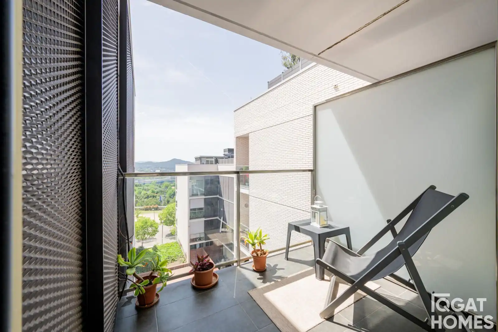 Balcony of Attic for sale in Sant Cugat del Vallès  with Air Conditioner, Heating and Storage room