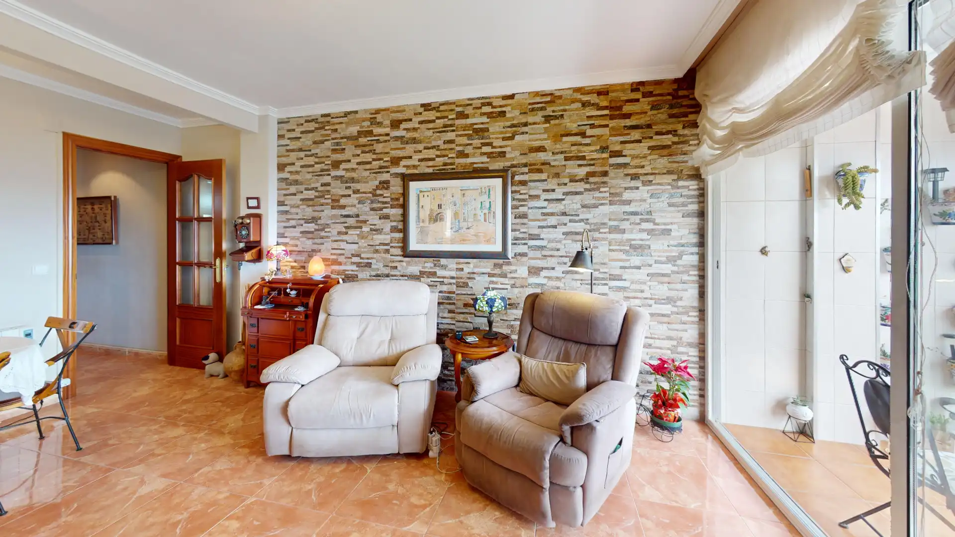Sala de estar de Piso en venta en Tarragona con Aire acondicionado y Balcón